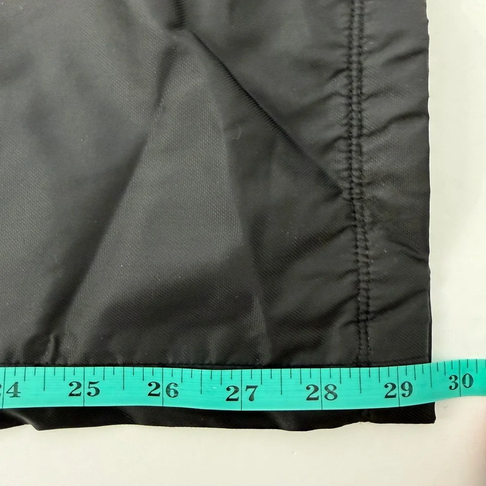 VTG Y2K Adidas Track Pants Mens Large Black White Stripe Mesh Windbreaker Jogger